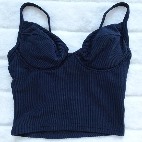 Victoria's Secret Tops - Vintage 1998 Victoria's Secrets Black Top 34C